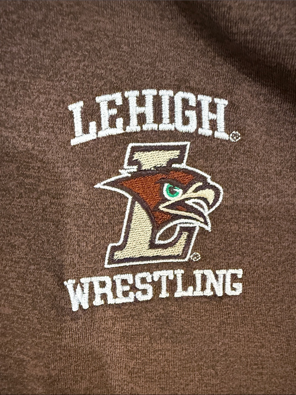 Under Armour Brown Lehigh Wrestling Polo Shirt - Picture 3 of 4